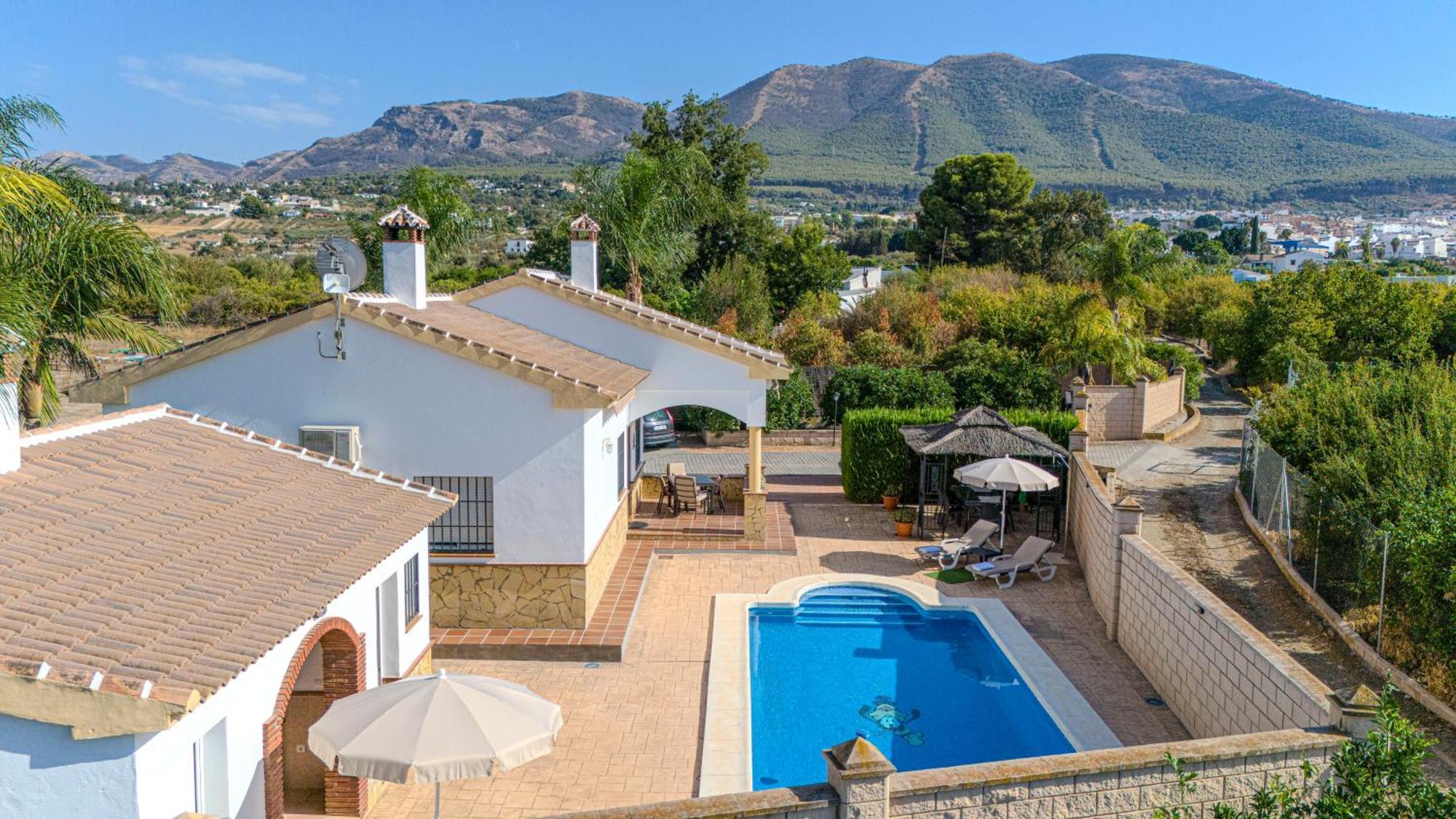 Casa Rural Tipica Andaluza, Wifi,Piscina, Barbacoa, Aire Acondicionado, 5Min Centros Alhaurín el Grande Exteriér fotografie